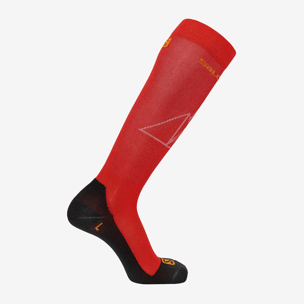 SALOMON QST Philippines - Men's Socks - Red | 271540-PWD